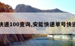 安能快递100查询,安能快递单号快速查询