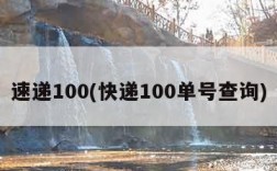 速递100(快递100单号查询)