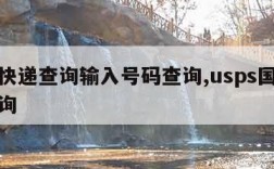 国际快递查询输入号码查询,usps国际快递查询