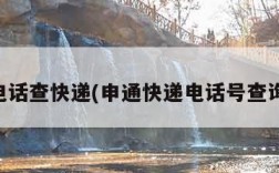 申通电话查快递(申通快递电话号查询订单)