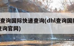 dhl查询国际快递查询(dhl查询国际快递查询官网)