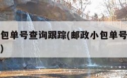 邮政小包单号查询跟踪(邮政小包单号查询快速查询)