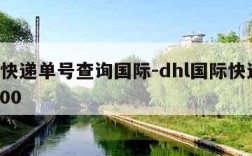 dhl快递单号查询国际-dhl国际快递查询100