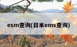 esm查询(日本ems查询)