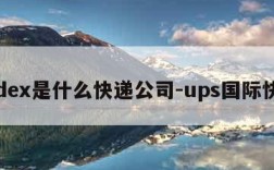 fedex是什么快递公司-ups国际快递