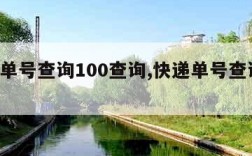 快递单号查询100查询,快递单号查询 查快递