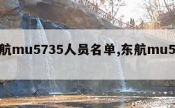 东航mu5735人员名单,东航mu5738