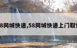 58同城快递,58同城快递上门取件