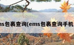 ems包裹查询(ems包裹查询手机号)