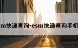 esm快递查询-esm快递查询手机号