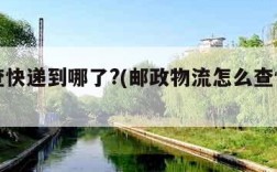 怎么查快递到哪了?(邮政物流怎么查快递到哪了)