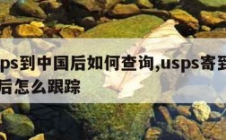 usps到中国后如何查询,usps寄到中国后怎么跟踪