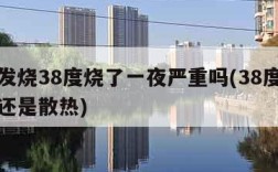 宝宝发烧38度烧了一夜严重吗(38度要盖被子还是散热)